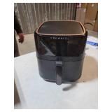 CROWNFUL 7 Quart Air Fryer, Oilless Electric Cooker with 12 Cooking Functions, LCD Digital Touch Screen with Precise Temperature Control, Nonstick Basket, 1700W, UL Listed-Black