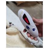 Plaid Fuzzy Heated Throw