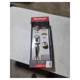 Kwikset 95530-018 Satin Nickel Montara Two-Point Locking Single Cylinder Handleset With Juno Knob