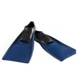 FINIS Long Floating Fin in Black/Navy, Size XXL