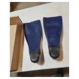 FINIS Long Floating Fin in Black/Navy, Size XXL