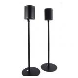 ynVISION Speaker Floor Stand for Sonos One, One SL and Play:1 Speaker - BLACK 2 Pack
