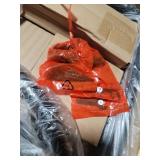 Flash Furniture Crown Back Black Metal Barstool with Black Vinyl Swivel Seat