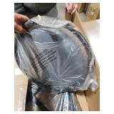 Flash Furniture Crown Back Black Metal Barstool with Black Vinyl Swivel Seat