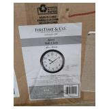 FirsTime & Co. Avery Whisper Wall Clock, American Crafted, Oil Rubbed Bronze, 20 x 2 x 20 in, (50002)