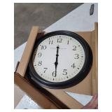 FirsTime & Co. Avery Whisper Wall Clock, American Crafted, Oil Rubbed Bronze, 20 x 2 x 20 in, (50002)