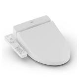 TOTO Washlet A100 Elongated Bidet Toilet Seat, Cotton White - SW2014#01