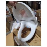 TOTO Washlet A100 Elongated Bidet Toilet Seat, Cotton White - SW2014#01