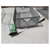 Mind Reader 2 Tier Metal Mesh Storage Baskets Organizer, Home, Office, Kitchen, Bathroom