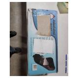 Post Top Black Galvanized Dry Mailbox with Plastic Mesh Insert to Keep Mail Dry