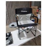 2-KingCamp Heavy Duty Camping Directors Chair Folding Oversized Portable Camping Chair with Side Table Mesh Back for Outdoor Tailgating Sports Backpacking Fishing Beach Trip Picnic Lawn