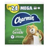 Charmin Ultra Gentle Toilet Paper Mega Rolls - 286.0 ea x 6 pack