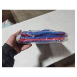 KinderMat, 5/8" Thick, 4-Section Rest Mat, 45" x 19" x 5/8", Red/Blue, Great for School, Daycare, Travel, and Home, Made in The USA