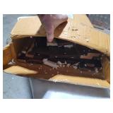 Amazon Basics Modern 5-Tier Ladder Bookshelf Organizer, Solid Rubberwood Frame - Walnut Finish