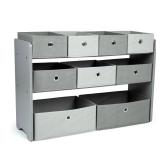 Humble Crew Toy Storage Organizer with 9 Storage Bins