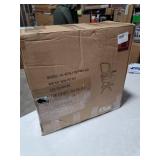 Flash Furniture High Back White Mesh Ergonomic Swivel Office Chair with White Frame and Flip-up Arms