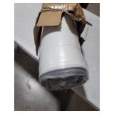 Mayton 3-Inch Gel Memory Foam Portable Tri-fold Mattress, 75" X 31", White