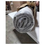 Mayton 3-Inch Gel Memory Foam Portable Tri-fold Mattress, 75" X 31", White