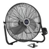 Lasko 20" Max Performance High Velocity Floor Fan with Wall Mount Option and 3 Speeds, 2264QM, Black