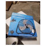 Lasko 20" Max Performance High Velocity Floor Fan with Wall Mount Option and 3 Speeds, 2264QM, Black