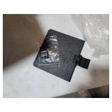 Laptop Stand, Adjustable Height Laptop Mount Computer Stand for up to 15.6" Laptops, Ergonomic Portable Laptop Riser for 2 Strengthened CPU Fans, for Lap Desk, TV Bed Tray, Sofa Couch, Black