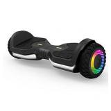 Jetson - Flash All-Terrain Electric Self Balancing Scooter w/12 mi Max Operating Range & 10 mph Max Speed - Black