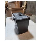 Storex Portable File Storage Box, Black, 1 / Carton (Quantity)