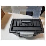 Storex Portable File Storage Box, Black, 1 / Carton (Quantity)