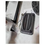 BalanceFrom Bike Trainer Stand Steel Bicycle Exercise Magnetic Stand with Front Wheel Riser Block, Black