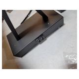 2 Black Lamp with Linen Shades14"