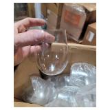 48 Pack Plastic Stemless Wine Glasses Disposable 12 Oz Clear Plastic Wine Cups Shatterproof Recyclable and BPA-Free