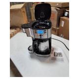Hamilton Beach 2-Way Brewer 49980A, Single Serve Coffee Maker and Full 12 Cup Coffee Pot, Stainless Steel, Programmable