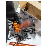 iwoly V600 Stick Vacuum Cleaner Corded 23 ft with 17KPa Powerful Suction, Adjustable Lightweight Bagless Vacuum with HEPA Filter for Hard Floor, Orange