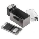 Electric Deep Fryer 3 Liter, Cool-Touch Oil Fryer with Stainless Steel Basket, 1500W Deep Fryer with Adjustable Temperature Knobs M Minca