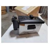 Electric Deep Fryer 3 Liter, Cool-Touch Oil Fryer with Stainless Steel Basket, 1500W Deep Fryer with Adjustable Temperature Knobs M Minca