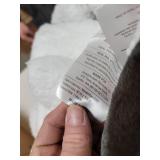 Amazonbasics King Size White and Grey Throw