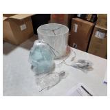 Blue Glass Table Lamp