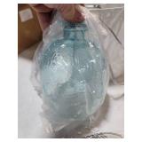 Blue Glass Table Lamp