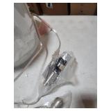 Blue Glass Table Lamp