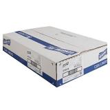 Genuine Joe GJO01535 Heavy Duty Low-Density Puncture Resistant Can Liner, 60 gallon Capacity, 56" Length x 39" Width x 1.50 mil Thickness, White (Box of 50)