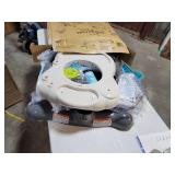 Storkcraft 3-in-1 Activity Center Walker and Rocker with Jumping Board and Feeding Tray Blue/Gray