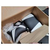 BestOffice PC Gaming Chair Ergonomic Office Chair Desk Chair with Lumbar Support Flip Up Arms Headrest PU Leather Executive High Back Computer Chair for Adults Women Men (White)