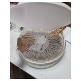 Lasko 1885 18" Cyclone Pedestal Fan with Remote Control, 18 inches White