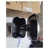 Rectangle Soft Close Trash Can Satin Nickel