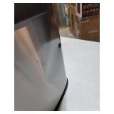 Rectangle Soft Close Trash Can Satin Nickel