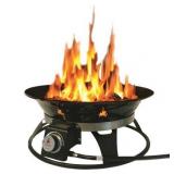 Outland Firebowl Cypress 21. Steel Portable Propane Fire Pit with Cover & Carry Kit