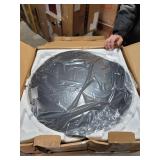 Outland Firebowl Cypress 21. Steel Portable Propane Fire Pit with Cover & Carry Kit