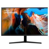 Samsung - UJ59 Series U32J590UQN 32" LED 4K UHD FreeSync Monitor (DisplayPort, HDMI) - Dark Gray/Blue