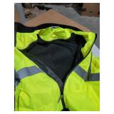Ergodyne GloWear 8379 Type R Class 3 Fleece Lined Bomber Jacket, Lime, XL