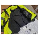 Ergodyne GloWear 8379 Type R Class 3 Fleece Lined Bomber Jacket, Lime, XL